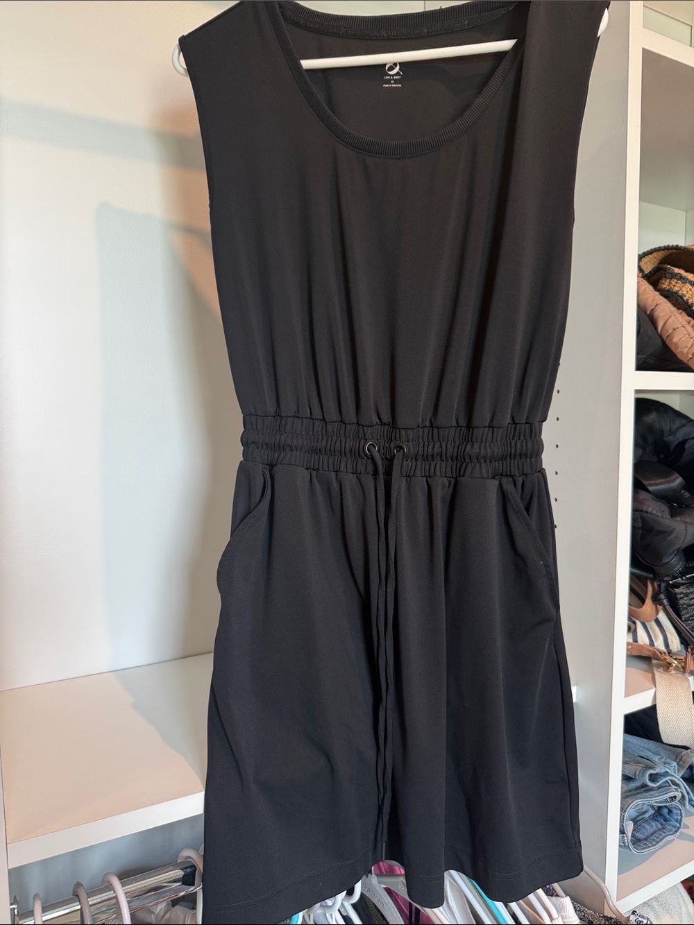 Lou & Grey Black Sleeveless Mini Dress